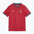 Детска футболна фланелка PUMA FPF Portugal Home Jersey Replica Club Jr червено/зелено