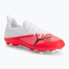Детски футболни обувки PUMA Ultra 7 Match FG/AG Jr ultra red/puma black/puma white