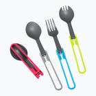 MSR Сгъваеми прибори Spork 4 червен/ сив/ син/ зелен комплект прибори за хранене