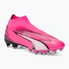 PUMA Ultra Match + LL FG/AG отровно розово/пума бяло/пума черно футболни обувки