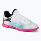 Детски футболни обувки PUMA Future 7 Play IT puma white/puma black/poison pink