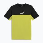 Мъжки тениски PUMA ESS+ Block Tee puma black/lime sheen