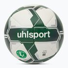 Футболна топка uhlsport Attack Addglue For The Planet white/dark green/silver размер 4