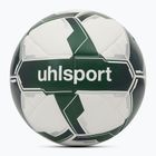 Футболна топка uhlsport Attack Addglue For The Planet white/dark green/silver размер 5