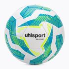 Футбол uhlsport Lite Soft 350 бяло/светло синьо/флуорово жълто размер 5