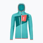 Дамско яке за трекинг ORTOVOX Fleece Grid Hoody ice waterfall