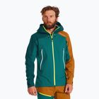 Мъжко дъждобранно яке ORTOVOX Westalpen 3L Light pacific green