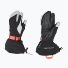 Дамски скиорски ръкавици ORTOVOX Merino Freeride 3 Finger black raven
