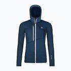 Дамски суитшърт ORTOVOX Fleece Grid Hoody deep ocean