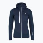 Дамски суитшърт ORTOVOX Fleece Grid Hoody deep ocean
