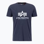 Мъжка тениска Alpha Industries Basic navy