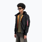 Мъжко яке Alpha Industries MA-1 Bomber с качулка черно