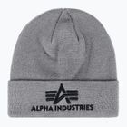 Шапка 3D на Alpha Industries grey heather