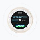 Струна за бадминтон YONEX Exbolt 63 Комплект 10 м бяла