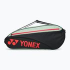 Чанта за ракети YONEX Team 6R черна/зелена