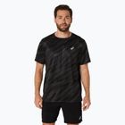 Мъжка тениска за бягане ASICS Core All Over Print SS Top performance black