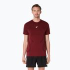 Мъжка тениска за бягане ASICS Road Seamless dark red planet