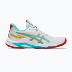 Дамски обувки за волейбол ASICS Netburner Ballistic FF 4 white/sea glass