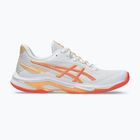 Дамски обувки за волейбол ASICS Netburner Ballistic FF 4 white/vivid coral