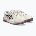 Детски обувки за тенис ASICS Gel-Resolution X GS Clay soft oat/dark aubergine