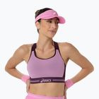 Спортен сутиен  ASICS Game Compression Bra Dark Aubergine/Bubblegum