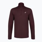 Мъжки суитшърт за бягане ASICS Core Ls 1/2 Zip Winter Top dark currant