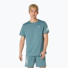 Мъжка тениска за бягане ASICS Icon foggy teal