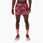 Мъжки шорти за бягане Asics Fujitrail All Over Print 5In Short Blazing Coral/Dark Aubergine