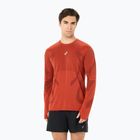 Мъжка блуза за бягане с дълъг ръкав ASICS Road Seamless Top singed red