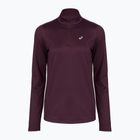Дамска блуза за бягане с дълъг ръкав ASICS Core 1/2 Zip Winter Top dark aubergine