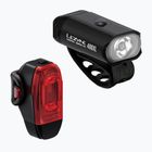 Комплект светлини за велосипед Lezyne Mini Drive 400XL / KTV Drive+ двойка черни/черни