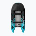 Седемместна надуваема лодка Gladiator C420 AL black/turquoise