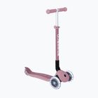 Детска триколесна тротинетка Globber Junior Primo Foldable Lights Eco berry