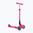 Детска триколесна тротинетка Globber Primo Foldable Lights fuchsia