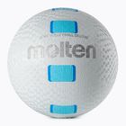 Разтопена волейболна топка в бяло и синьо S2V1550-WC