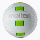 Разтопена волейболна топка в бяло и зелено S2V1550-WG