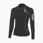 Дамска блуза с дълъг ръкав за плуване TUSA Black rashguard
