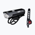 CatEye комплект за осветяване на цикъл AMPP 100 HL-EL041RC / ORB-RC TL-LD160RC черен