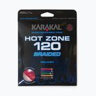 Струна за скуош Karakal Hot Zone Braided 120 11 м червена