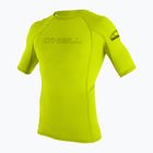 Мъжка тениска за плуване O'Neill Basic Skins Rash Guard lime