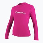 Дамска блуза за плуване с дълъг ръкав O'Neill Basic Skins Sun Shirt fox pink