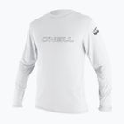 Мъжка блуза с дълъг ръкав за плуване O'Neill Basic Skins Sun Shirt white