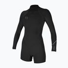 Дамски неопренов костюм за плуване O'Neill Bahia 2/1 mm Back Zip Spring black/black/black