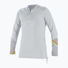 Дамска блуза за плуване с дълъг ръкав O'Neill Front Zip Sun white/mika