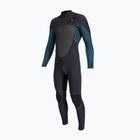 Детски неопренов костюм за плуване O'Neill Youth Psycho Tech 5/4+ Chest Zip Full black/cadet blue