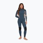 Дамска плувна пяна O'Neill Bahia 3/2 Back Zip Full copen blue/painted tropics/painted tropics