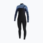 Дамски неопренов костюм за плуване  O'Neill Epic 5/4 mm Chest Zip Full black/stormy palm/faded denim