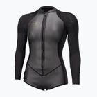 Дамски неопренов костюм за плуване O'Neill Bahia 2/1 mm Front Zip Short Spring glide black/black