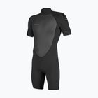 Мъжки неопреннов костюм за плуване O'Neill Reactor-2 2mm Back Zip SS Spring HJ5 black/black