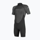 Мъжки неопреннов костюм за плуване O'Neill Reactor-2 2mm Back Zip SS Spring HJ5 black/graphite